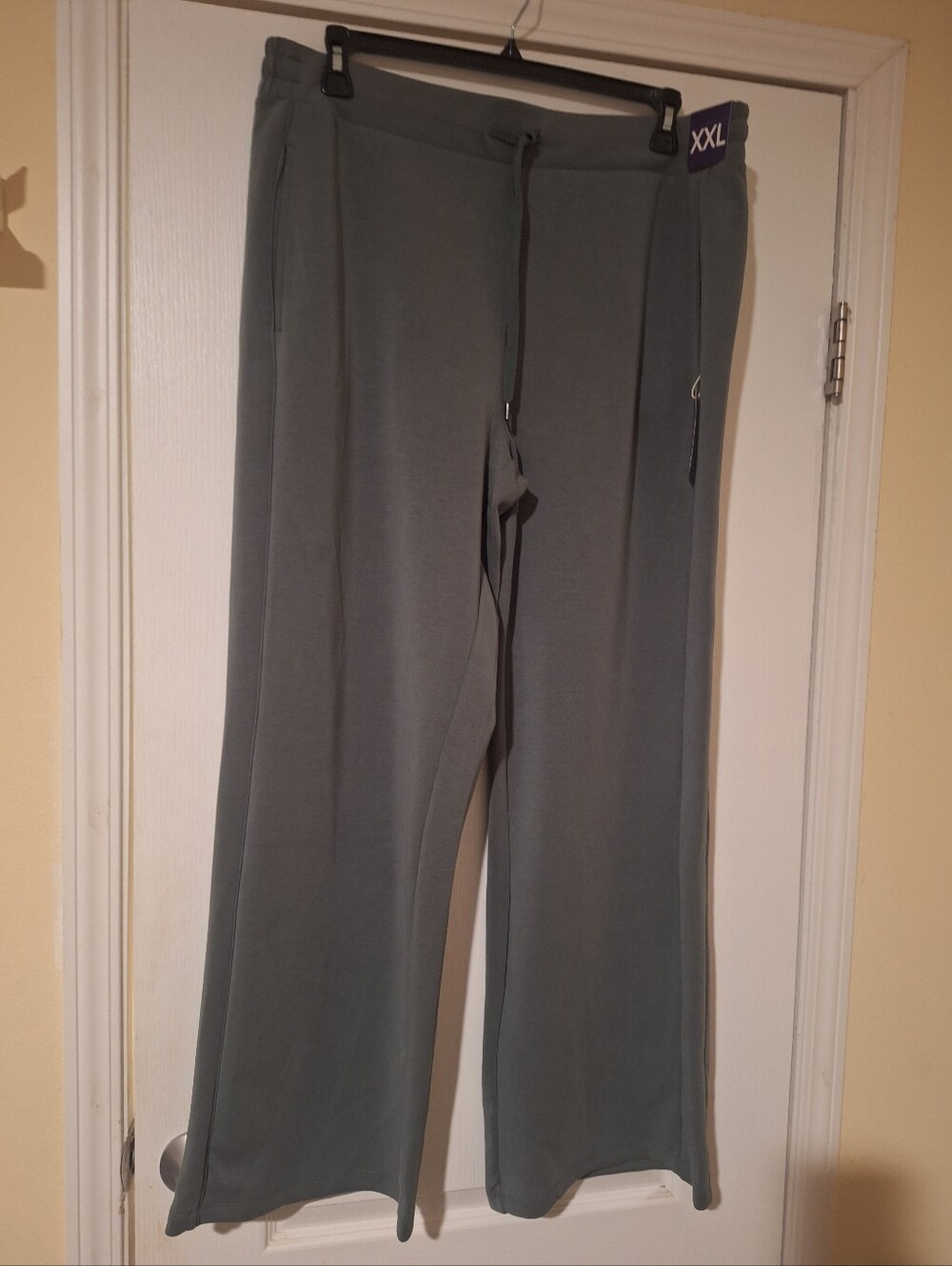 NWT‎ Womens Wide-Leg Pant XXL Drawstring  Members MARK